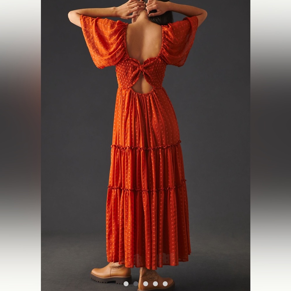 Anthropologie Ruched Dress